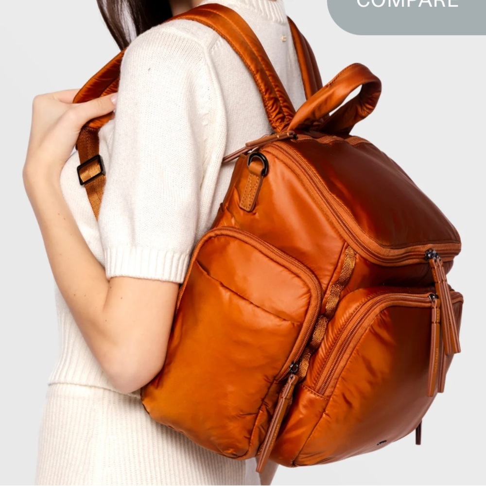 Caraa | Baby Bag Large in Clay Nylon - Picture 3 of 16